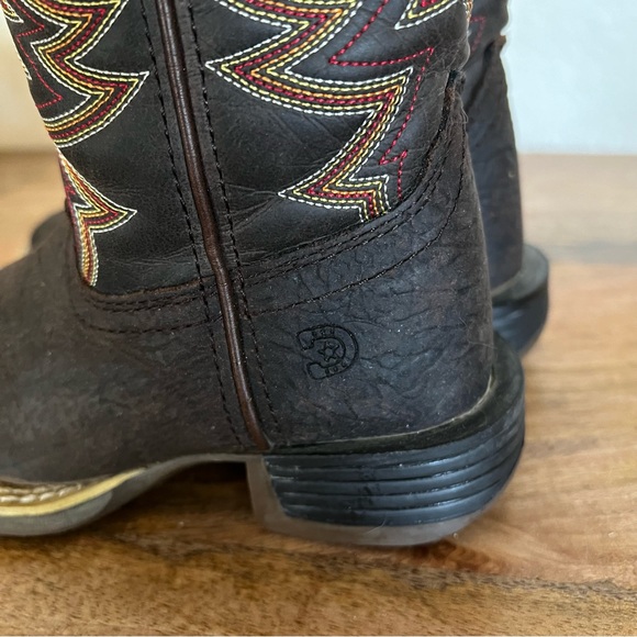 Durango® Lil' Rebel Pro™ Little Kid's Brown Western Boot Size 10M - Picture 6 of 11